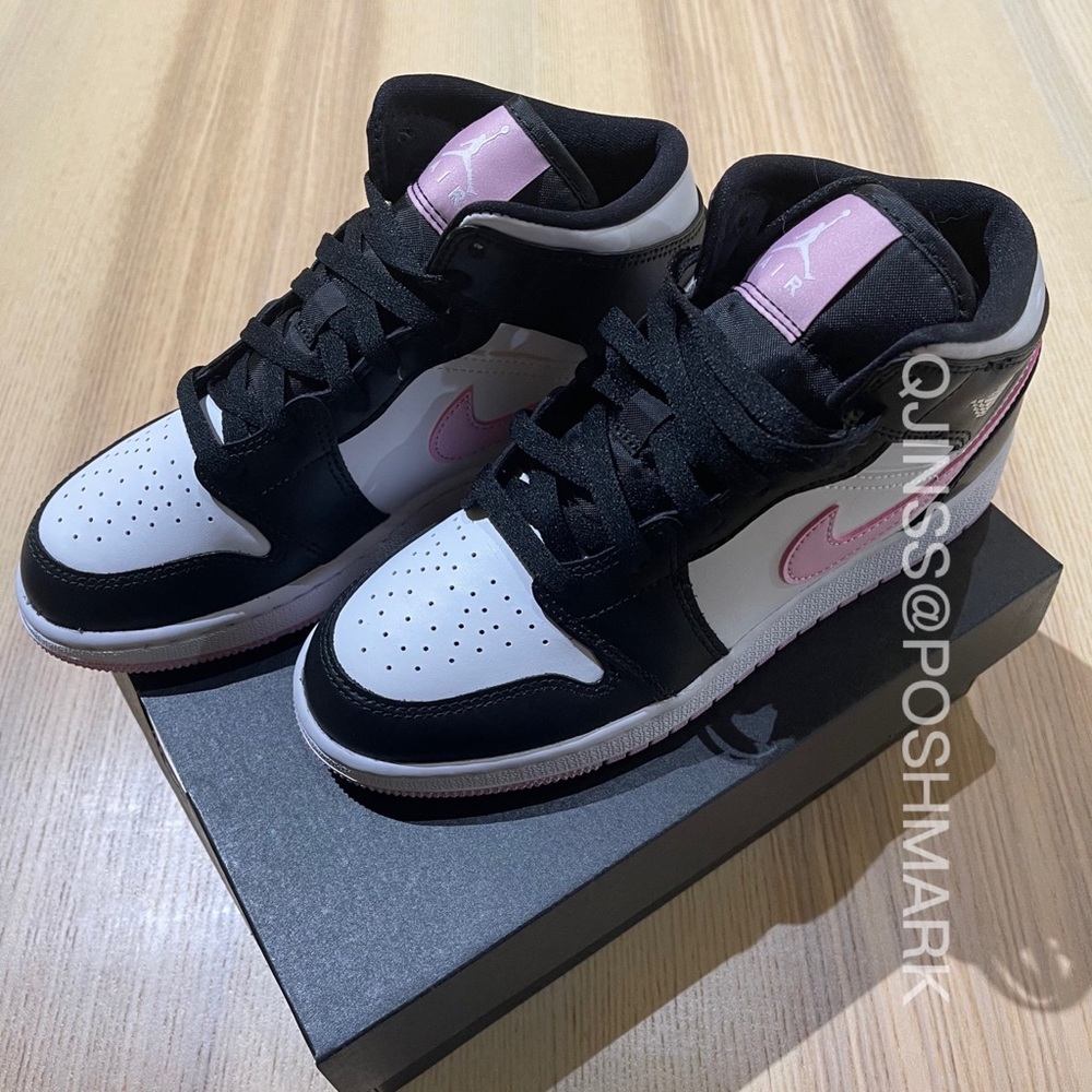 Air Jordan 1 Mid Pink - Picture 4 of 7